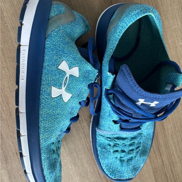 Under Armour Blue Sneakers with Breathable Mesh - Picture 2 of 9